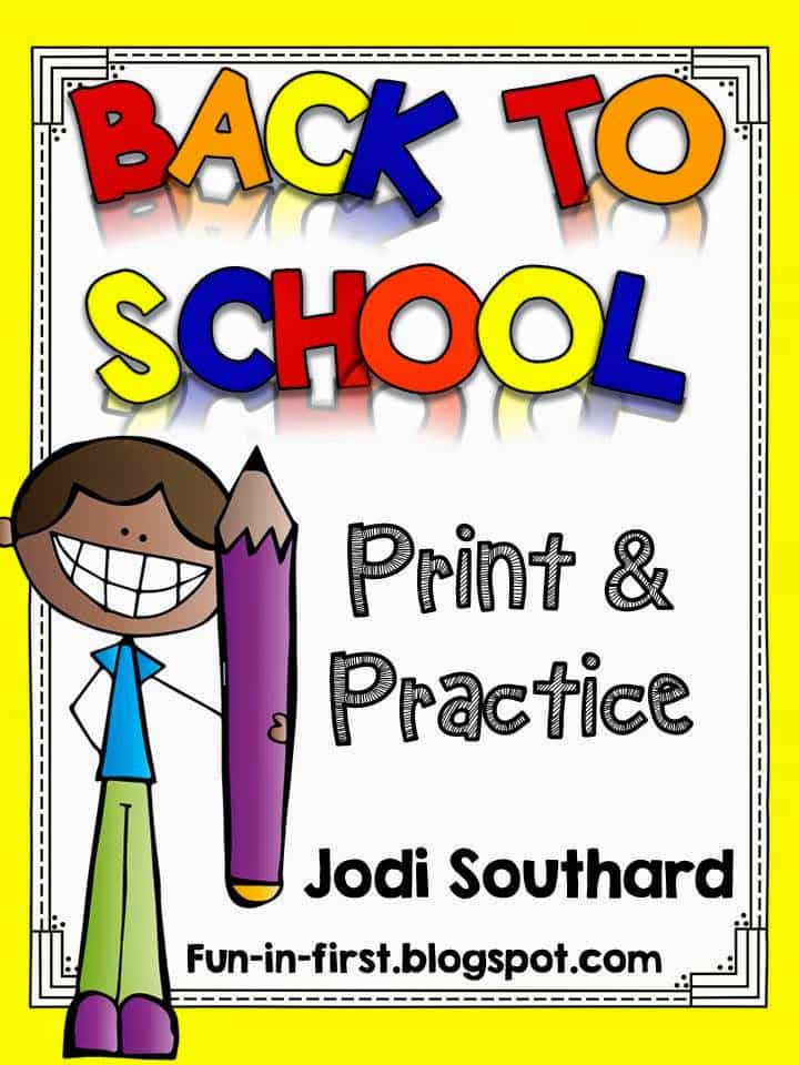 http://www.teacherspayteachers.com/Product/Print-and-Practice-Back-to-School-1370299