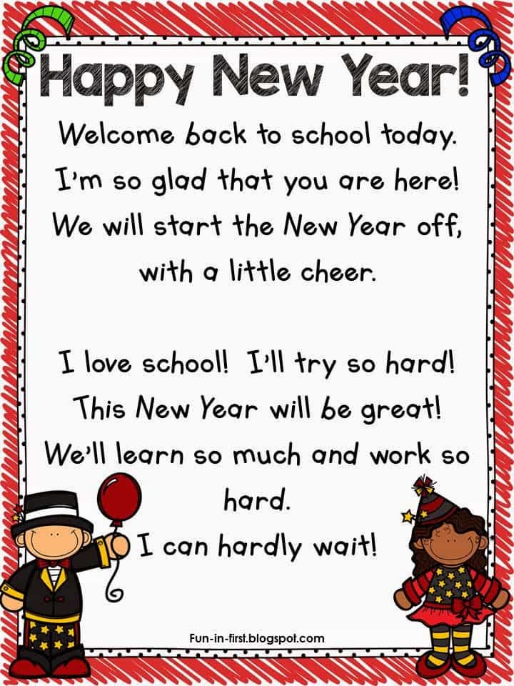 http://www.teacherspayteachers.com/Product/New-Years-Poem-Freebie-1629163