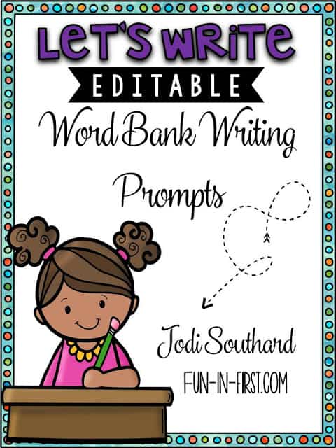 https://www.teacherspayteachers.com/Product/Writing-Prompts-with-Editable-Word-Banks-2277400