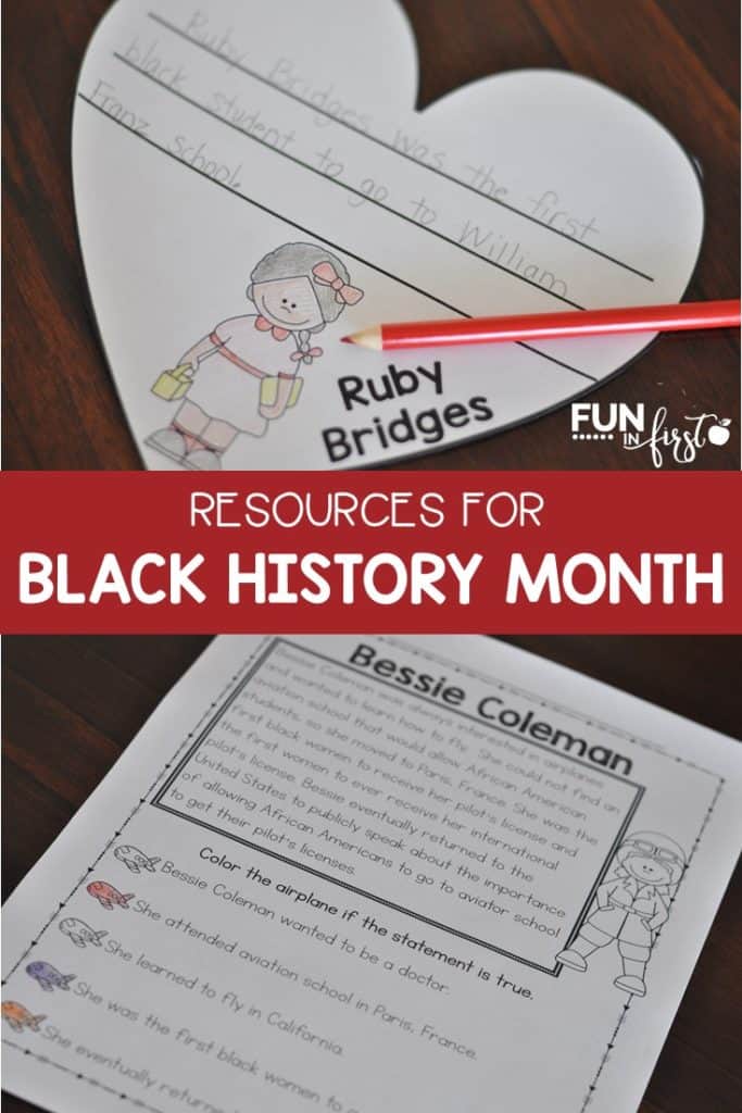 These are great resources for teaching about black history.