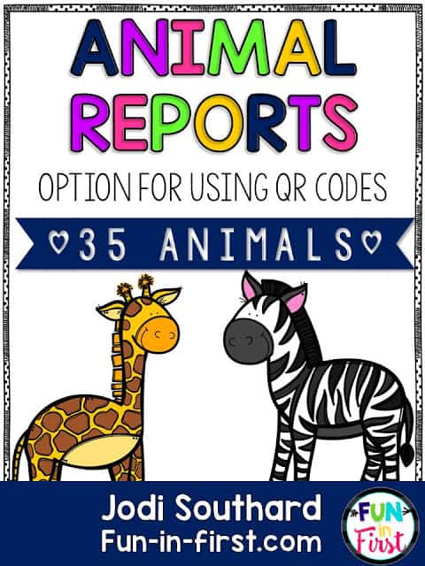 https://www.teacherspayteachers.com/Product/Animal-Reports-2446758