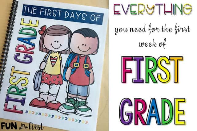 https://www.teacherspayteachers.com/Product/The-First-Week-of-First-Grade-Back-to-School-2619044