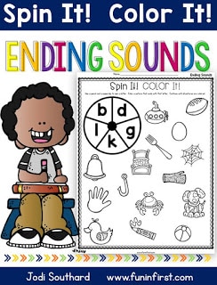 https://www.teacherspayteachers.com/Product/Ending-Sounds-Spin-It-Color-It-2632221