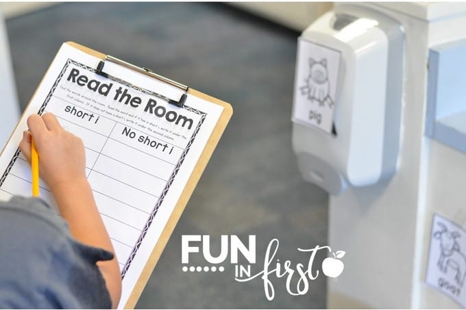 Word Work Activities for Work Stations from Fun in First