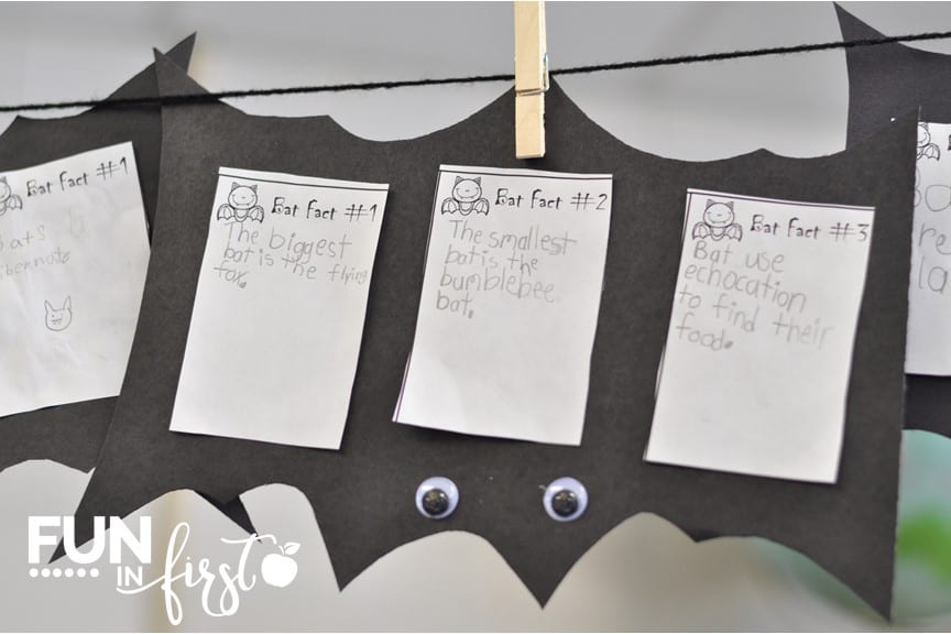 Students will love these bat ideas and activities from Fun in First.