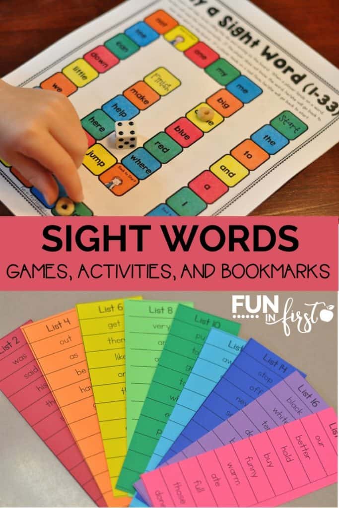 These activities and games make learning sight words so much easier!