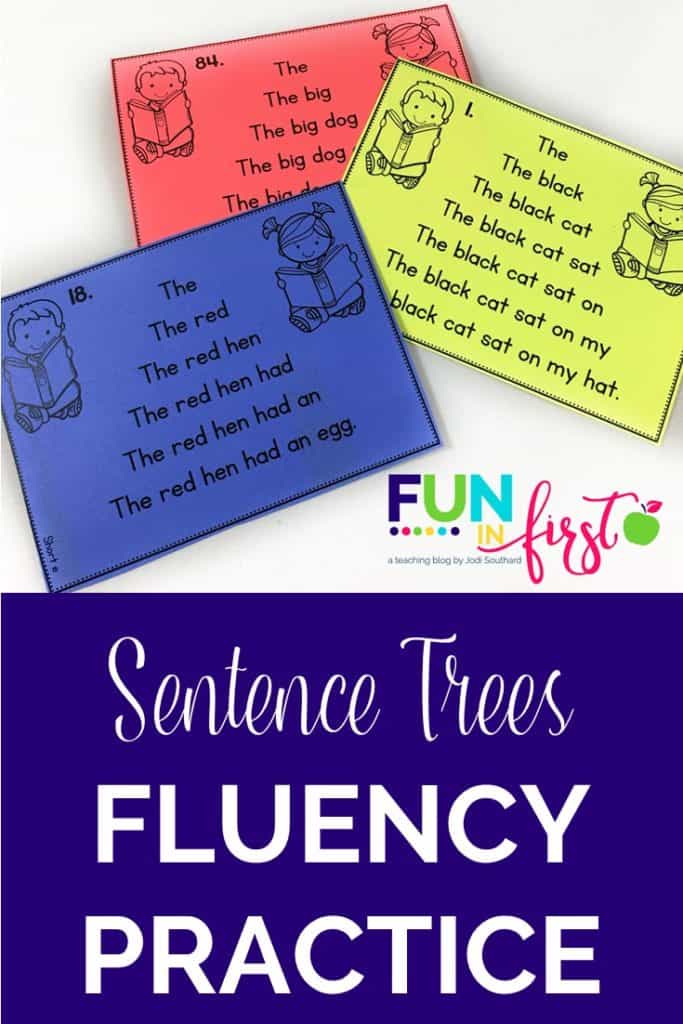 Sentence Trees are a wonderful way for your beginning readers to gain confidence in their reading skills.