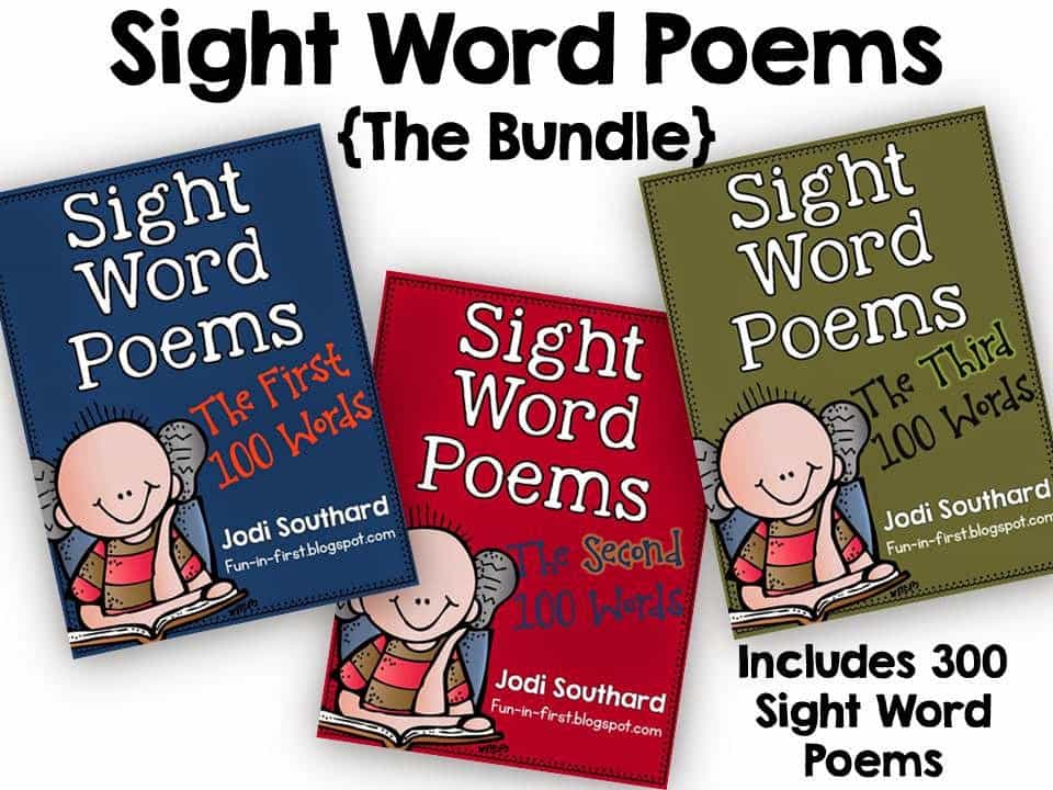 Sight Word Poems {The Bundle}