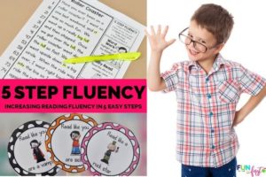Increasing Reading Fluency in 5 Easy Steps by Jodi Southard @ Fun in First