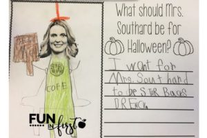 What should my teacher be for Halloween? Writing Activity from Fun in First
