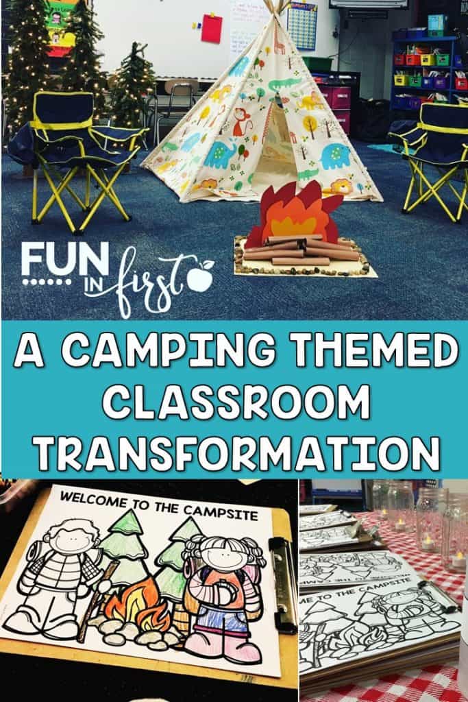 Camping Themed Classroom Transformation