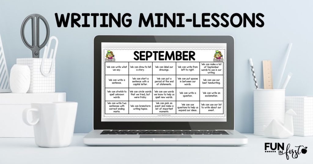 Teaching writing in small mini-lessons makes writing instruction more attainable and gives students more time to spend during their writing block, actually writing. These mini-lessons for the ENTIRE YEAR take the guesswork out of what to teach each day in writing. 