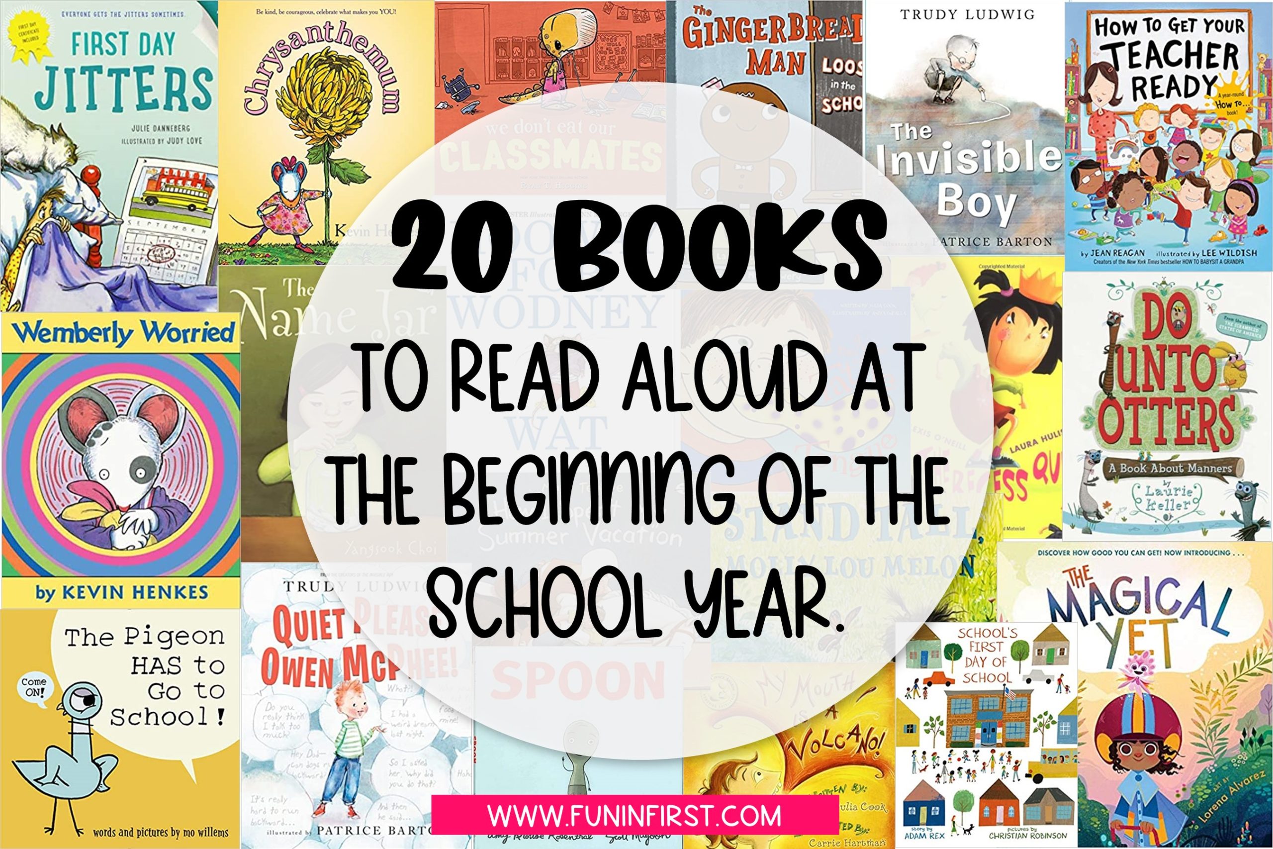 20 Books to Read Aloud at the Beginning of the School Year