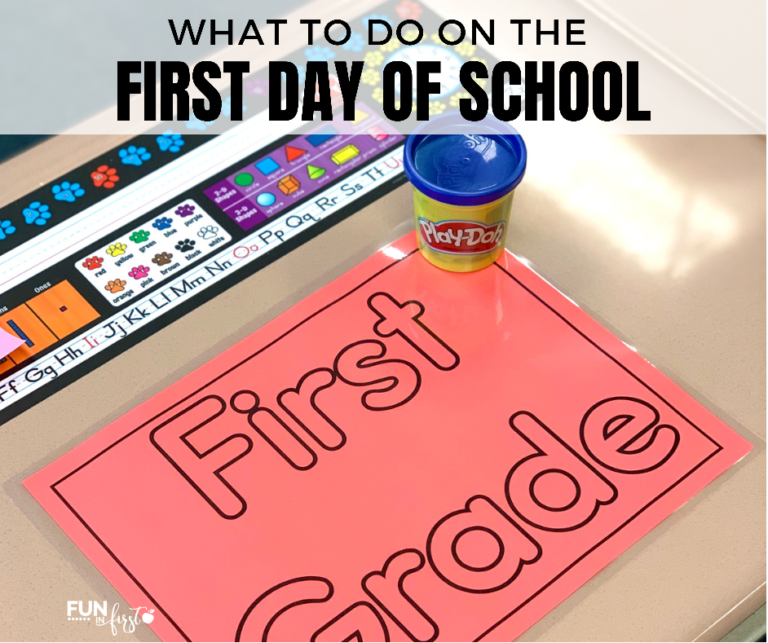 What to do on the First Day of School