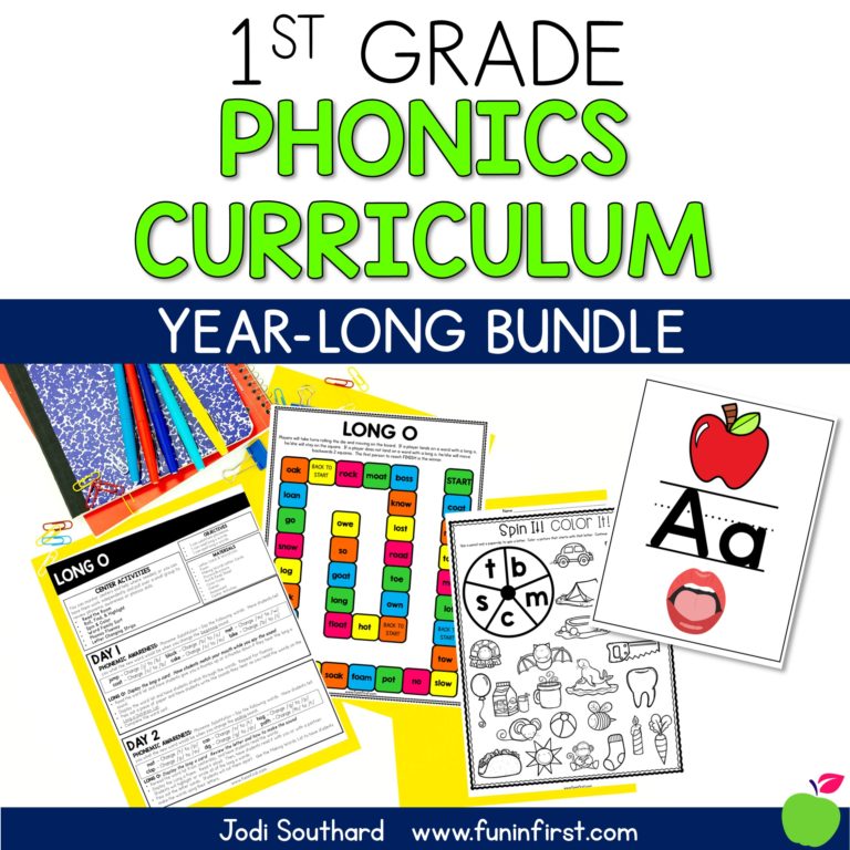 Phonics Curriculum Bundle for 1st Grade