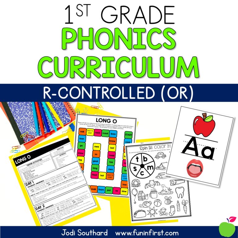 Phonics Curriculum – R-Controlled /or/
