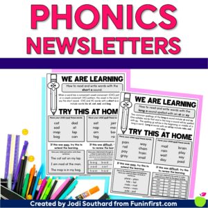 phonics newsletter