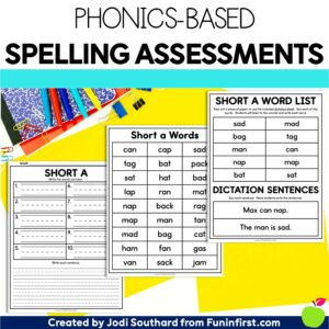 phonics-based spelling assessments