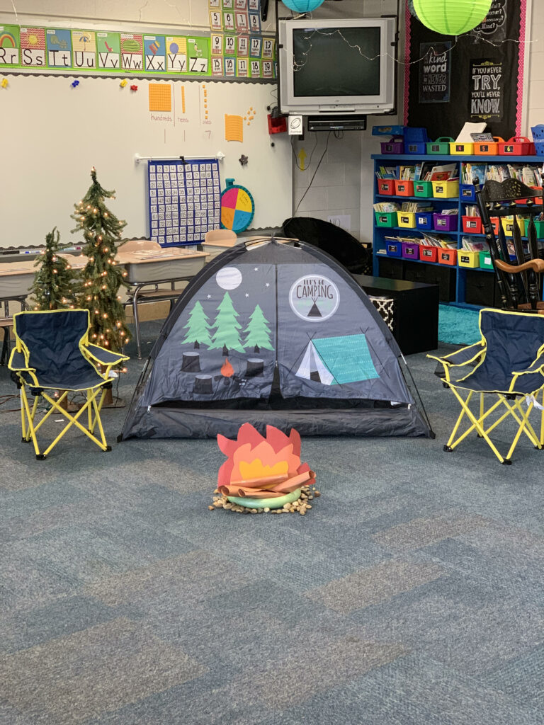 camping day classroom