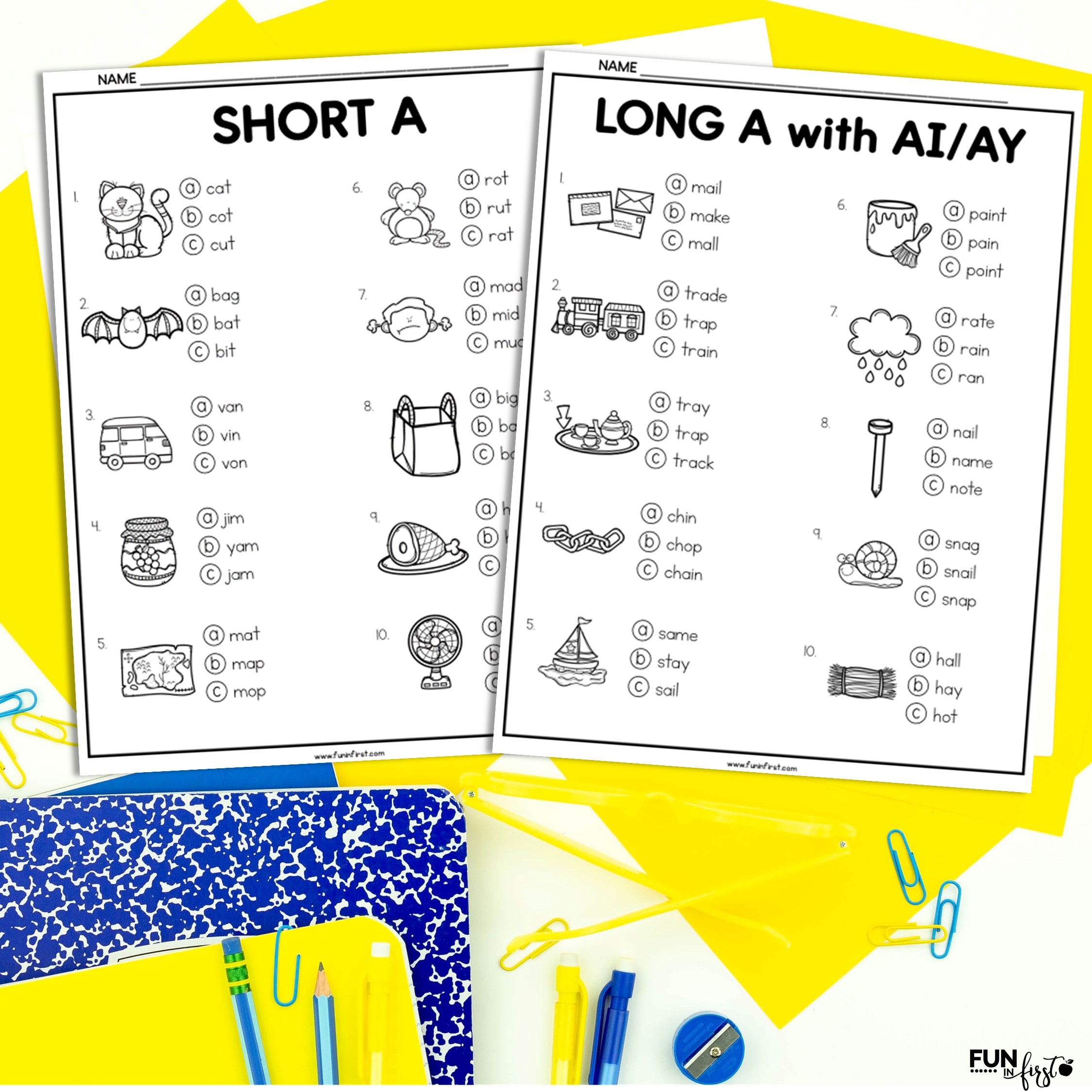 Easy Phonics Practice and Assessments