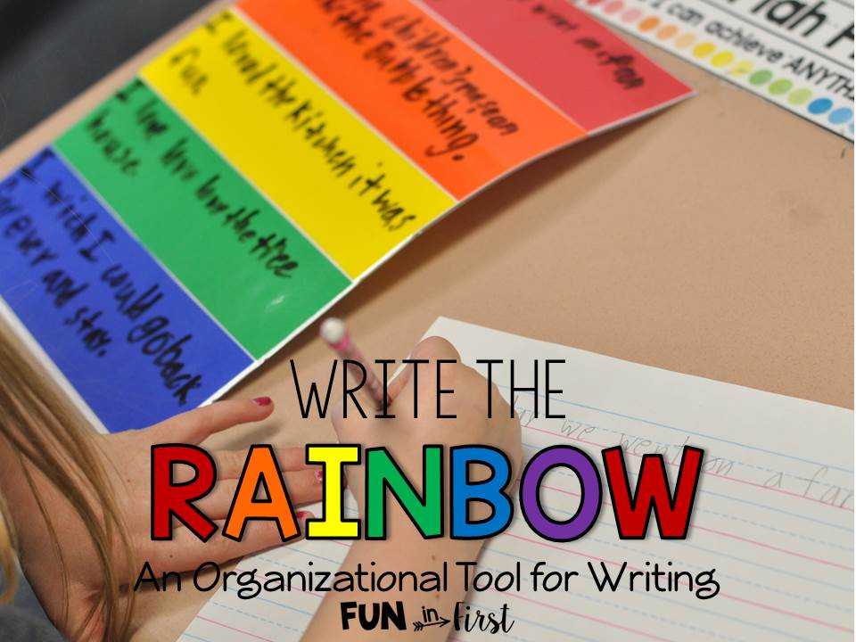 Write the Rainbow Writing Organizer