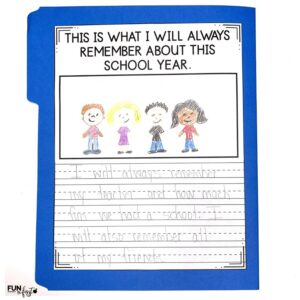 1st Grade Memory Book