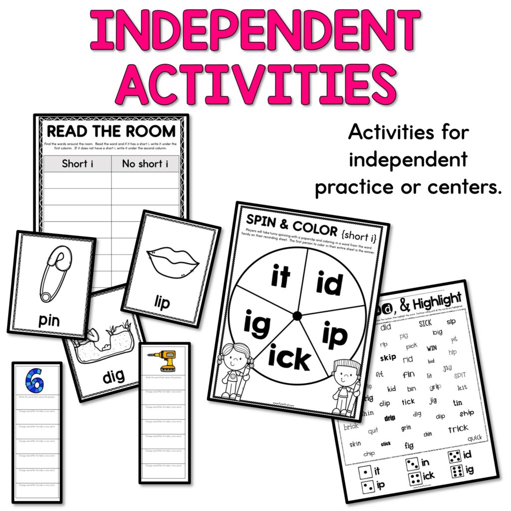 Independent Reading Activities 