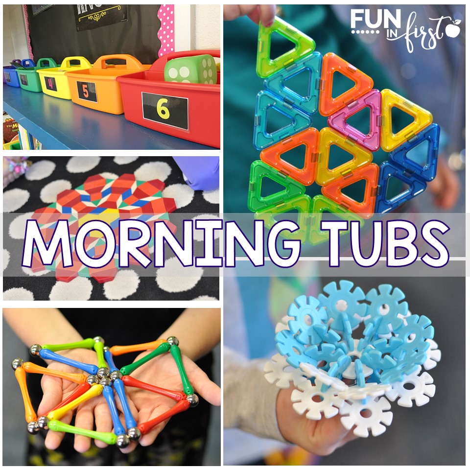 Morning Tubs Morning Ideas for the Classroom
